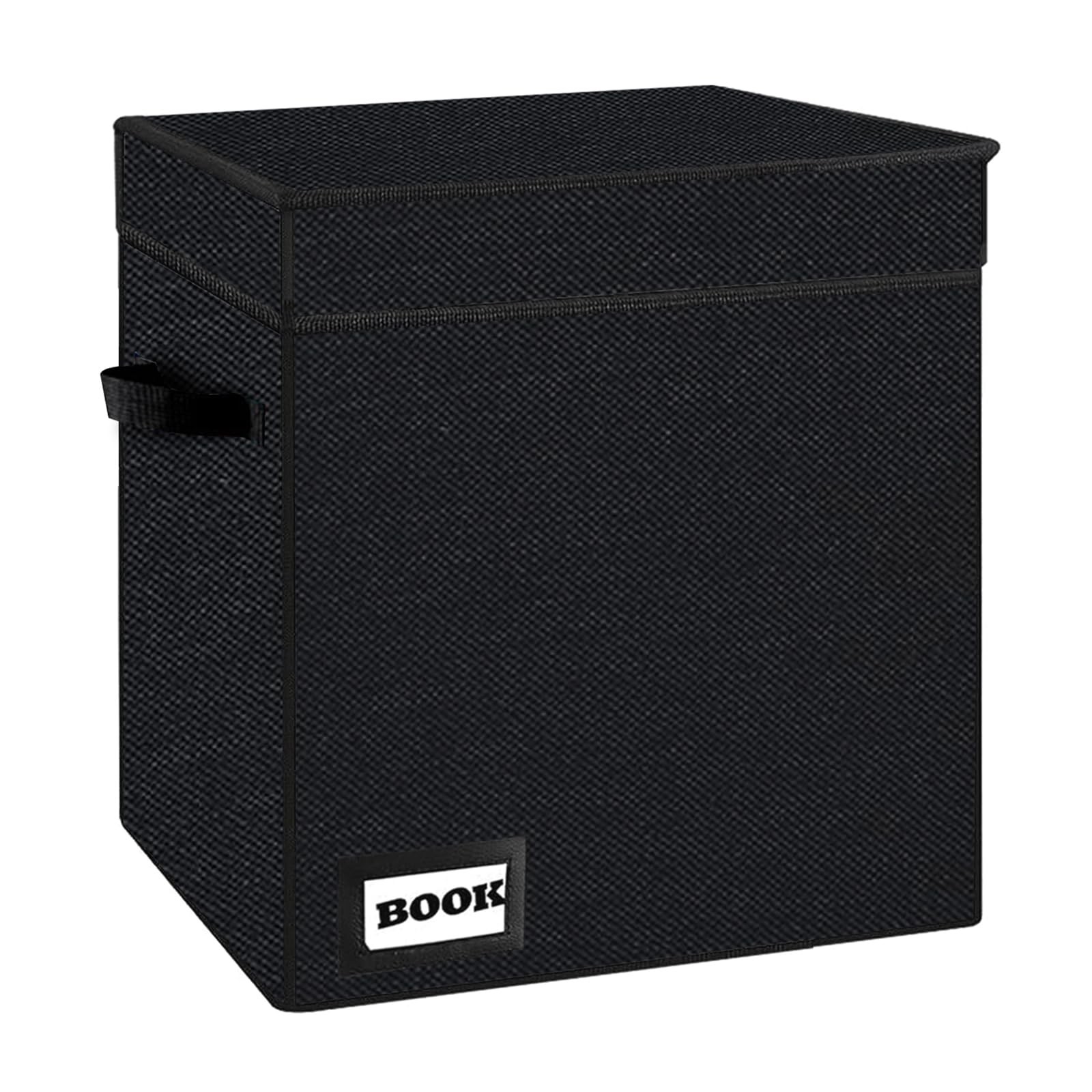YNSZAS Comic Book Storage Short Box, 11.8" X 9.8" X pack of 1, A-Small Black