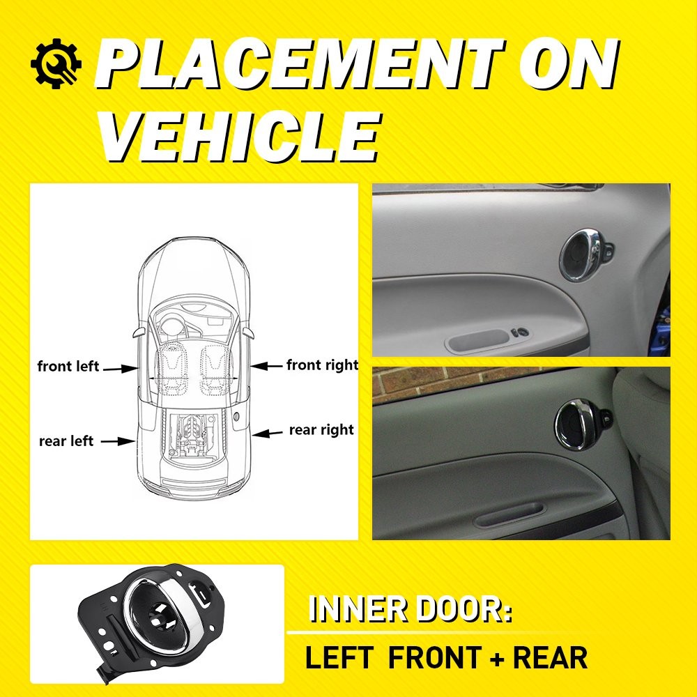 Interior Handle Door Inside Plastic Left Driver Side For 2006-2011 Chevrolet HHR