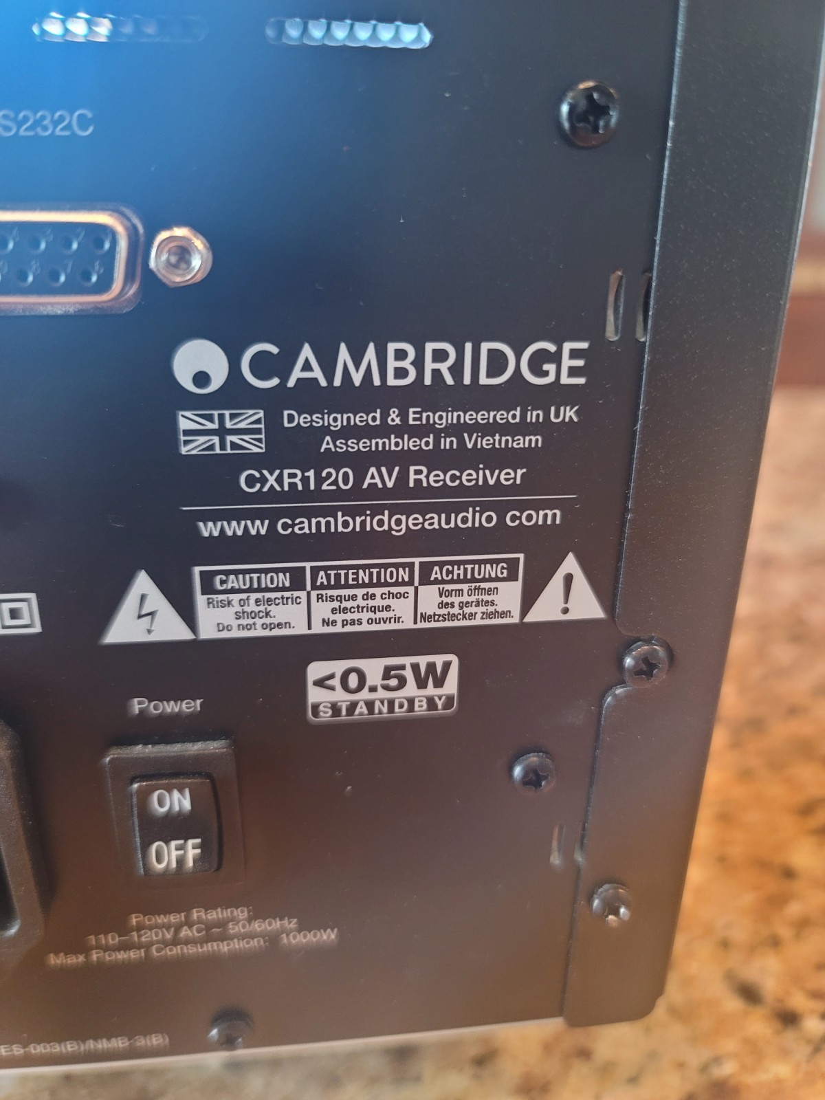 Cambridge Cxr-120 1000w