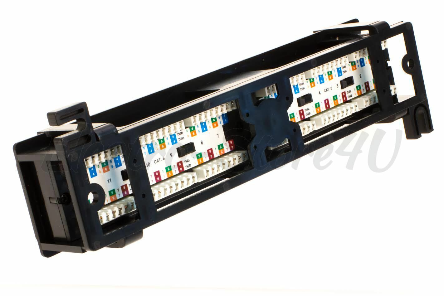 Network Patch Panel for Cat5e Cat6 110Type 12 24 48 Ports RJ45 Ethernet Rack Lot