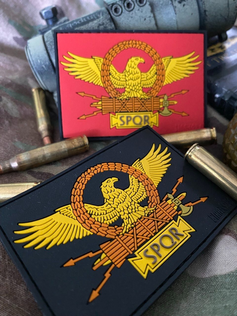 PVC tactical military patch “SPQR”