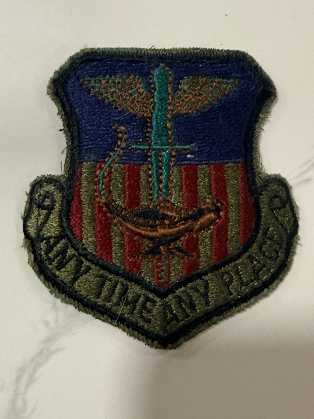 VTG USAF 16th Special Operations Wing SOW “Any Time Any Place” Military Patch