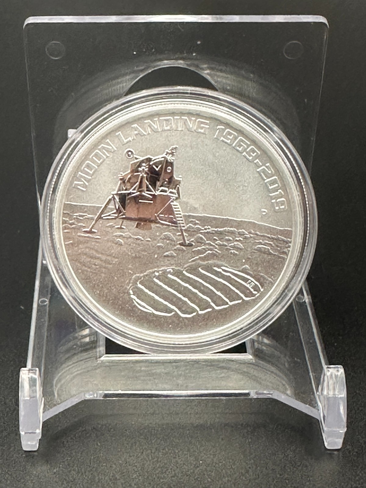 2019 Australia 50th Anniversary Apollo Moon Landing 1 oz .999 Fine Silver Coin