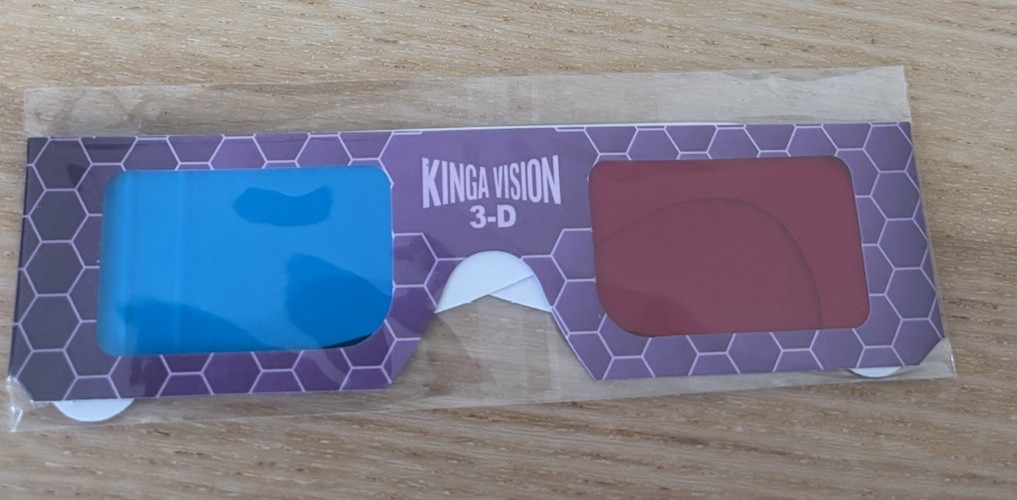 Pair Of Kinga Vision 3D Glasses Kingavision Mystery Science Theater 3000 Mst 3k