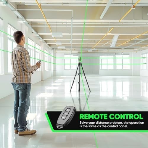 360° Self Leveling Laser Level with Tripod 165FT Green Lines Construction