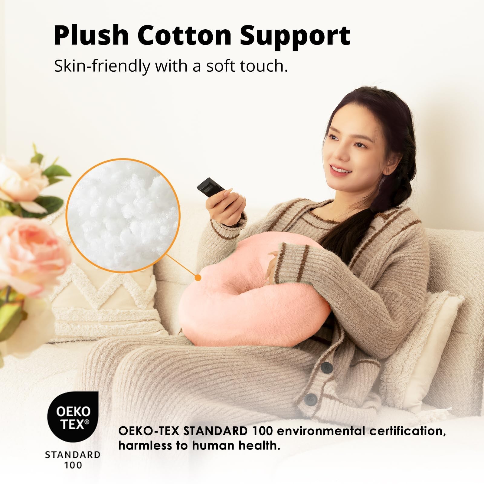 SupeDesk Tablet Pillow Stand for Reading, Adjustable Tablet Stand Phone Holde...