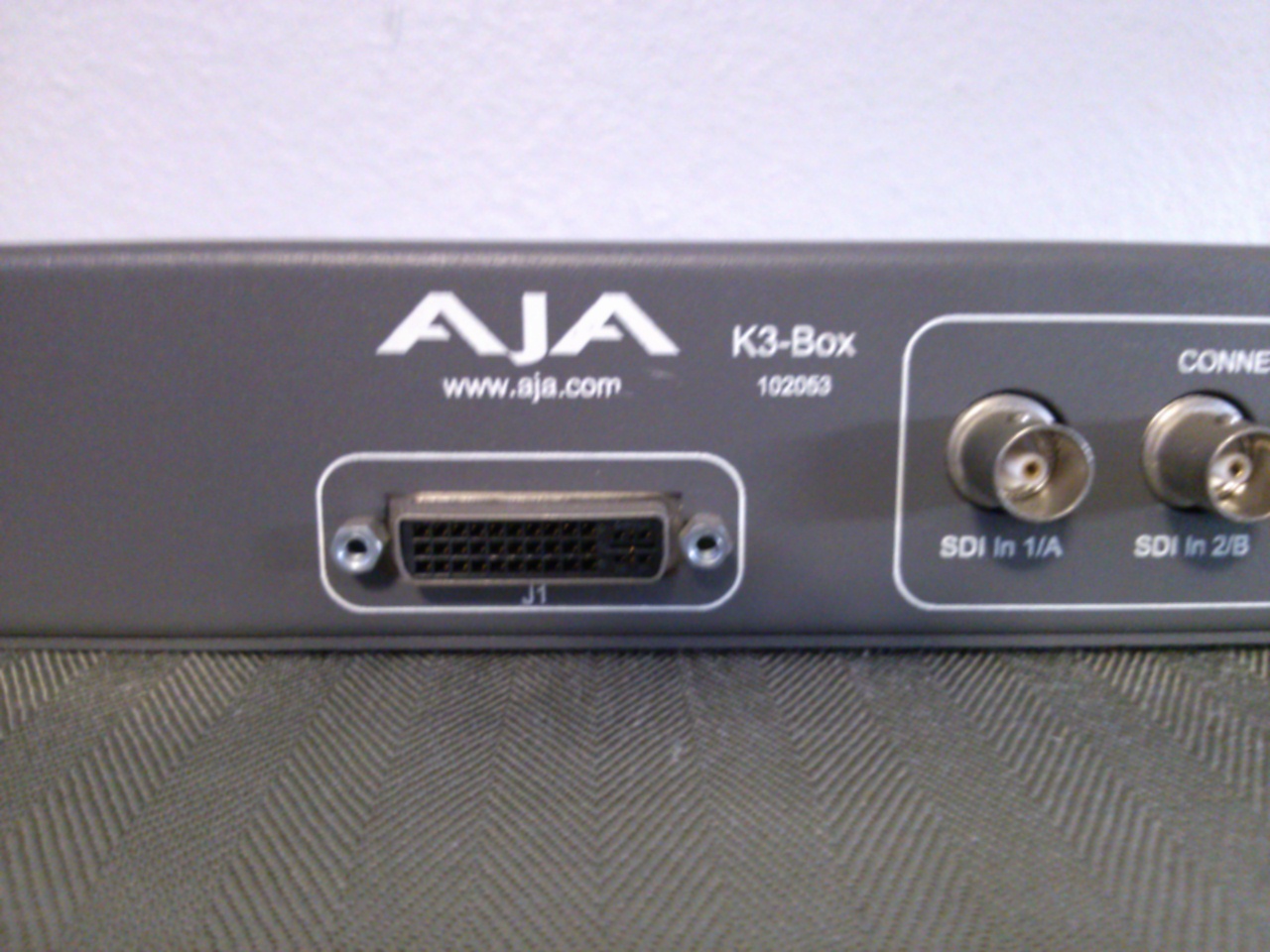 AJA K3 Breakout Box Model 102053 External 1U Rack Mounting Video Systems