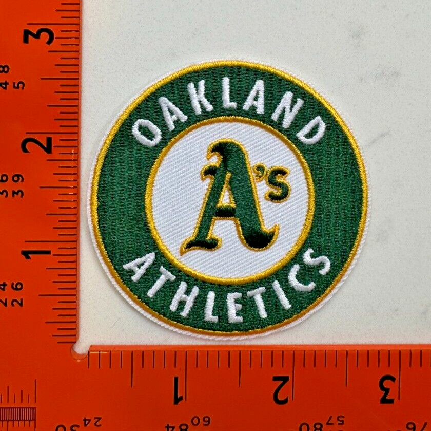 Oakland A's Athletics Embroidered Patch Iron/Sew On Logo Badge - Free Shipping