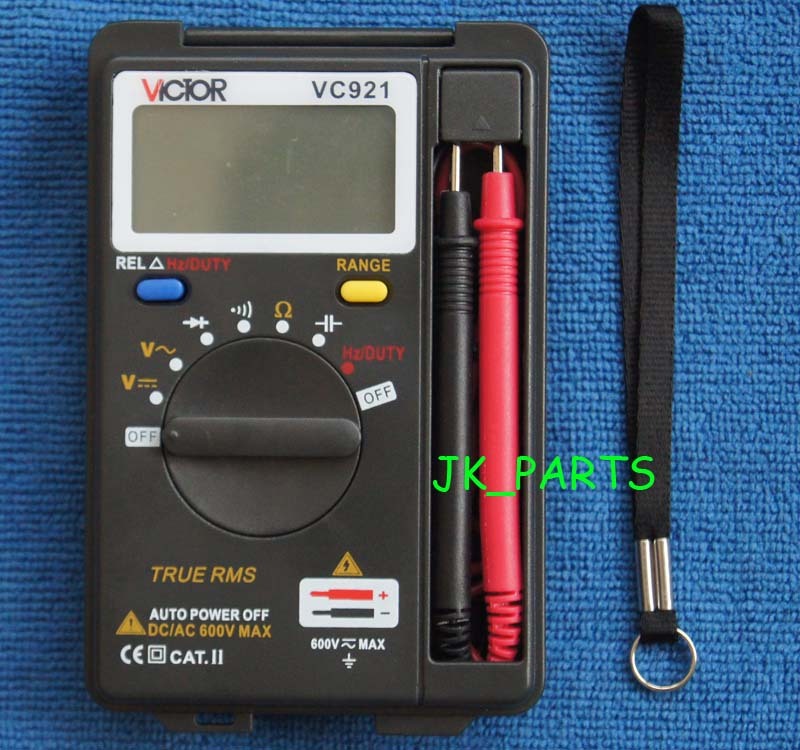 VC921 VICTOR Mini DMM Integrated Handheld Pocket Digital Frequency Multimeter