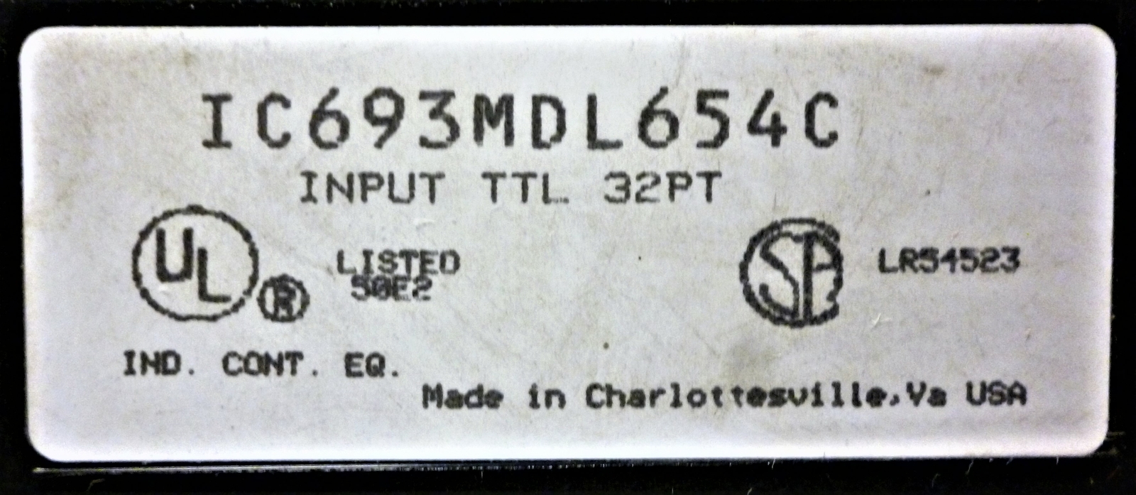 GE IC693MDL654C PLC Input Module