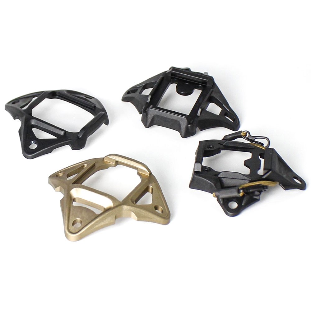 Tactical 3-Holes Helmet NVG Shroud Mount Base Adapter Aluminum For L4G24 L4G19