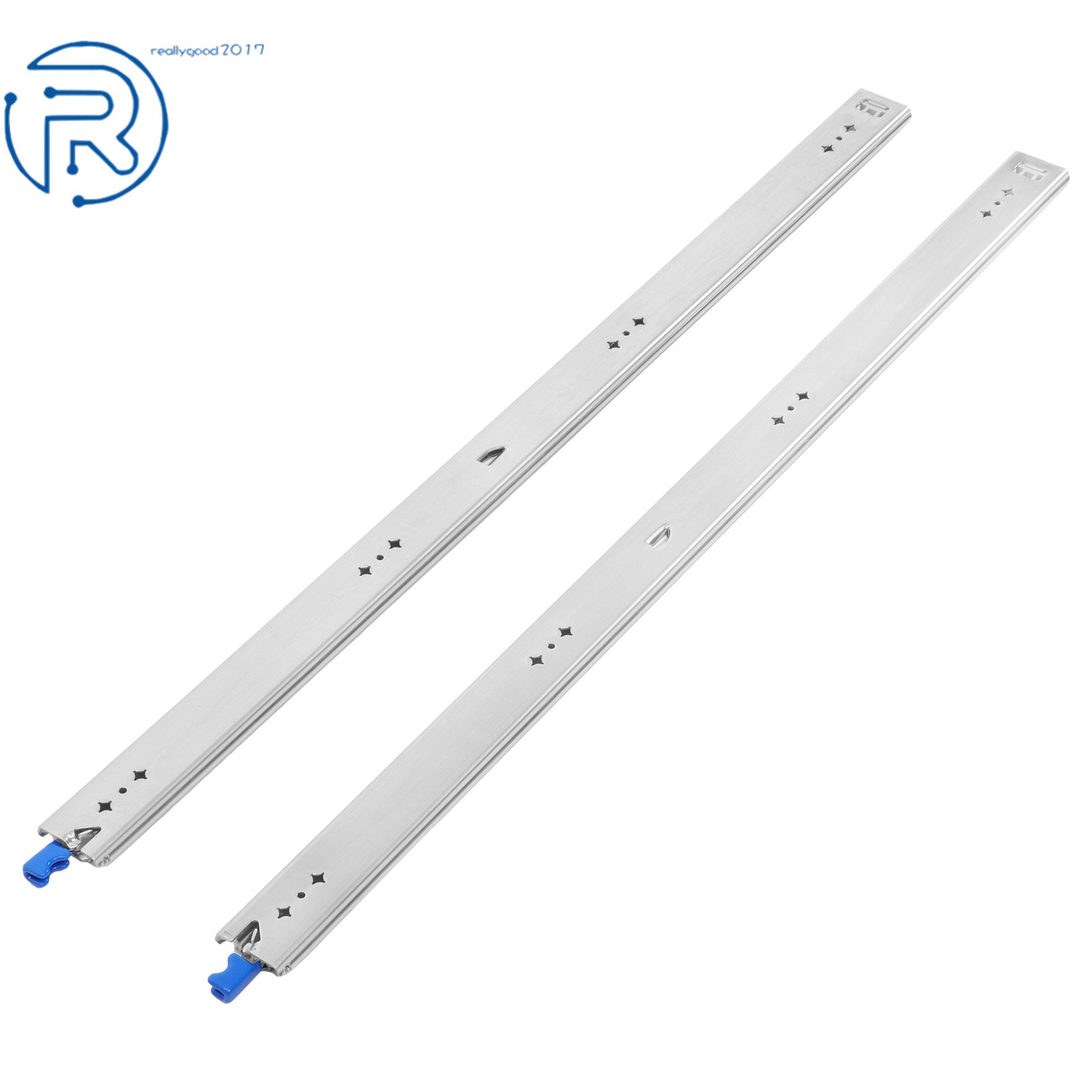 1 Pair 38 Inch With Lock Heavy Duty Drawer Slides 250 Lbs Extension Rails Rail