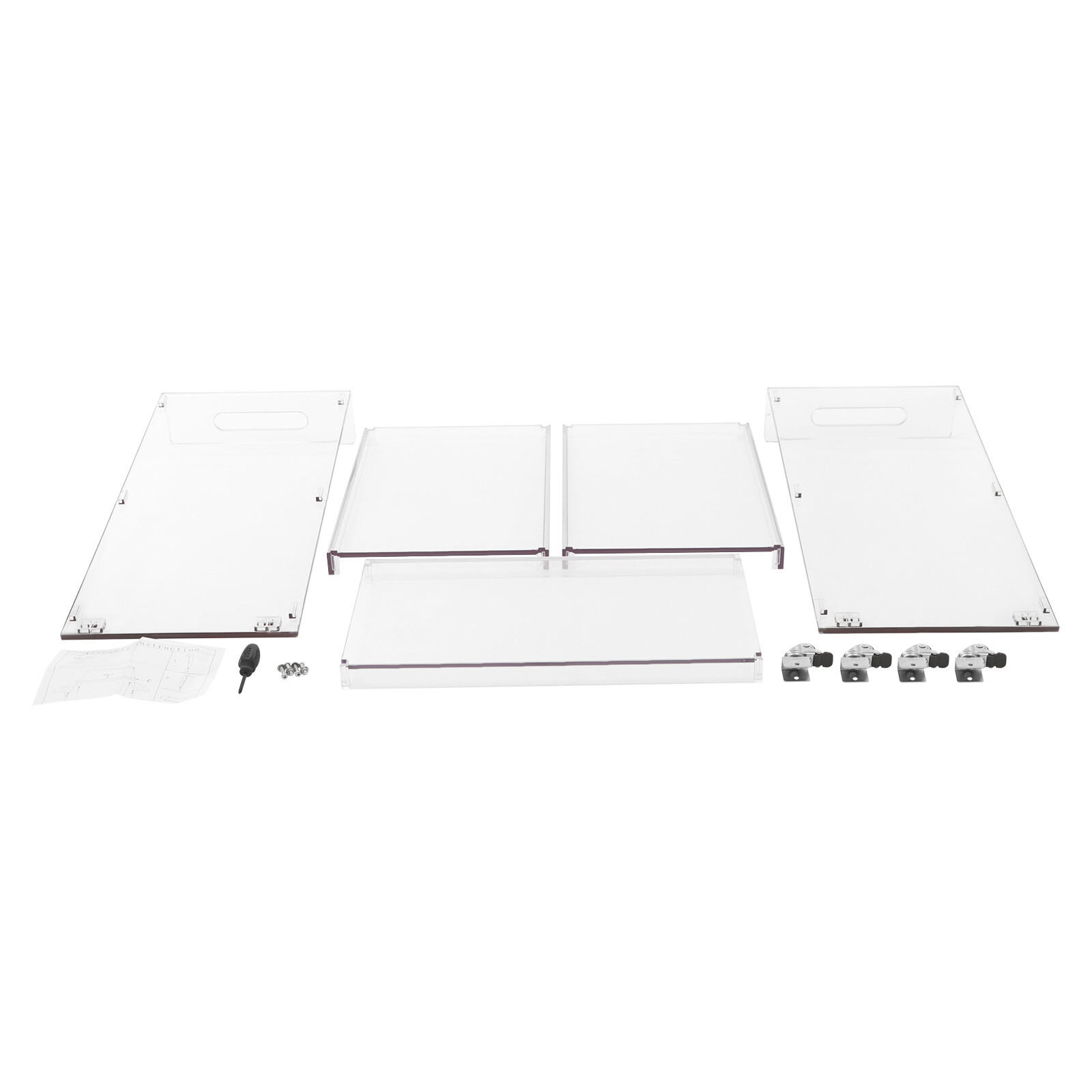Mobile PC Rolling Cart,PC Cart with Wheels, Rolling Serving Cart