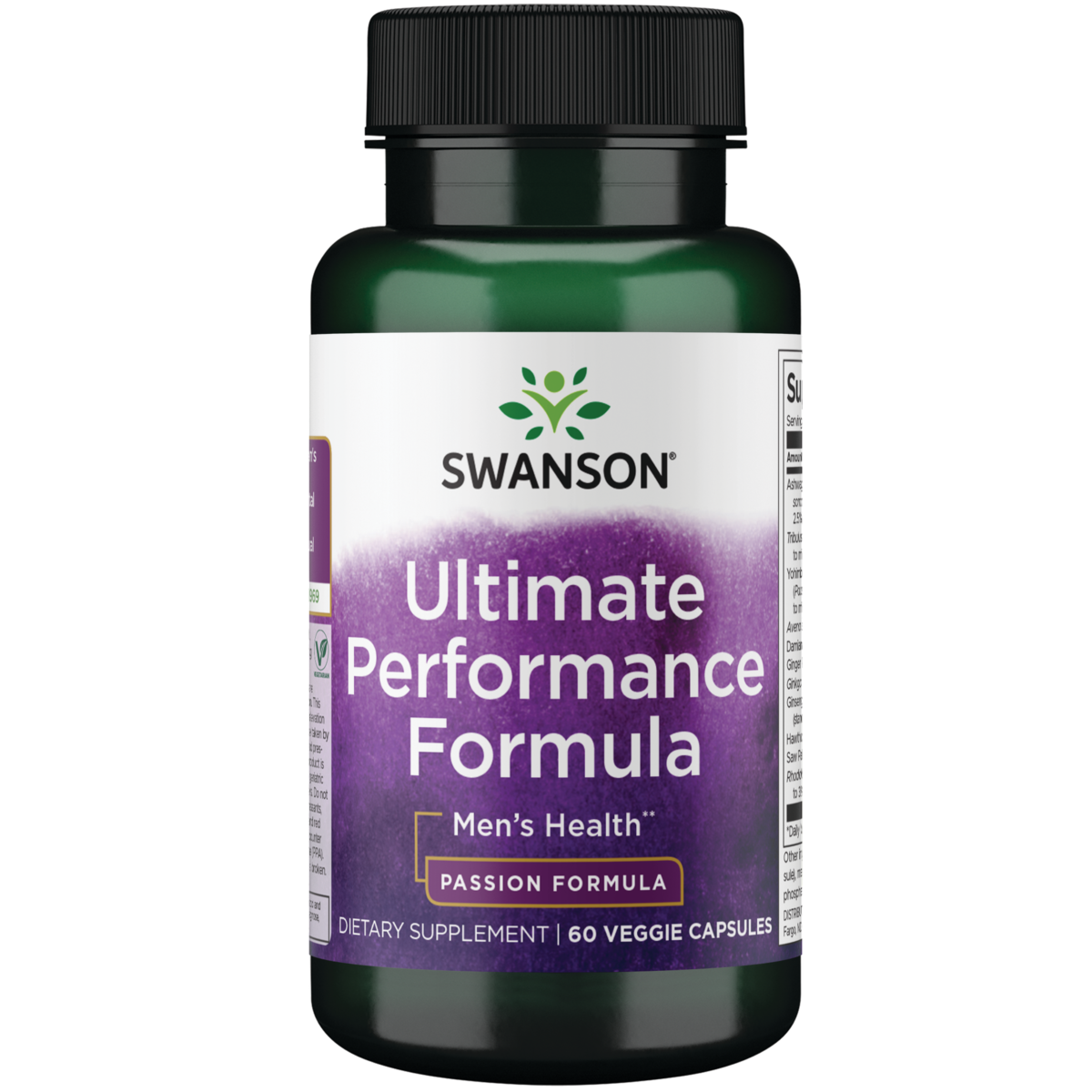 Swanson Ultimate Performance Formula - Men's Health 60 Veggie Capsules