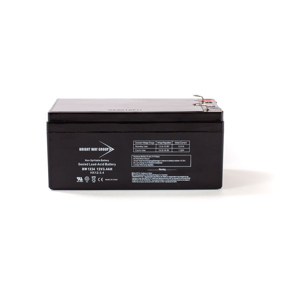 12V 3AH SLA Sealed Lead Acid Rechargeable Battery F1 Terminal
