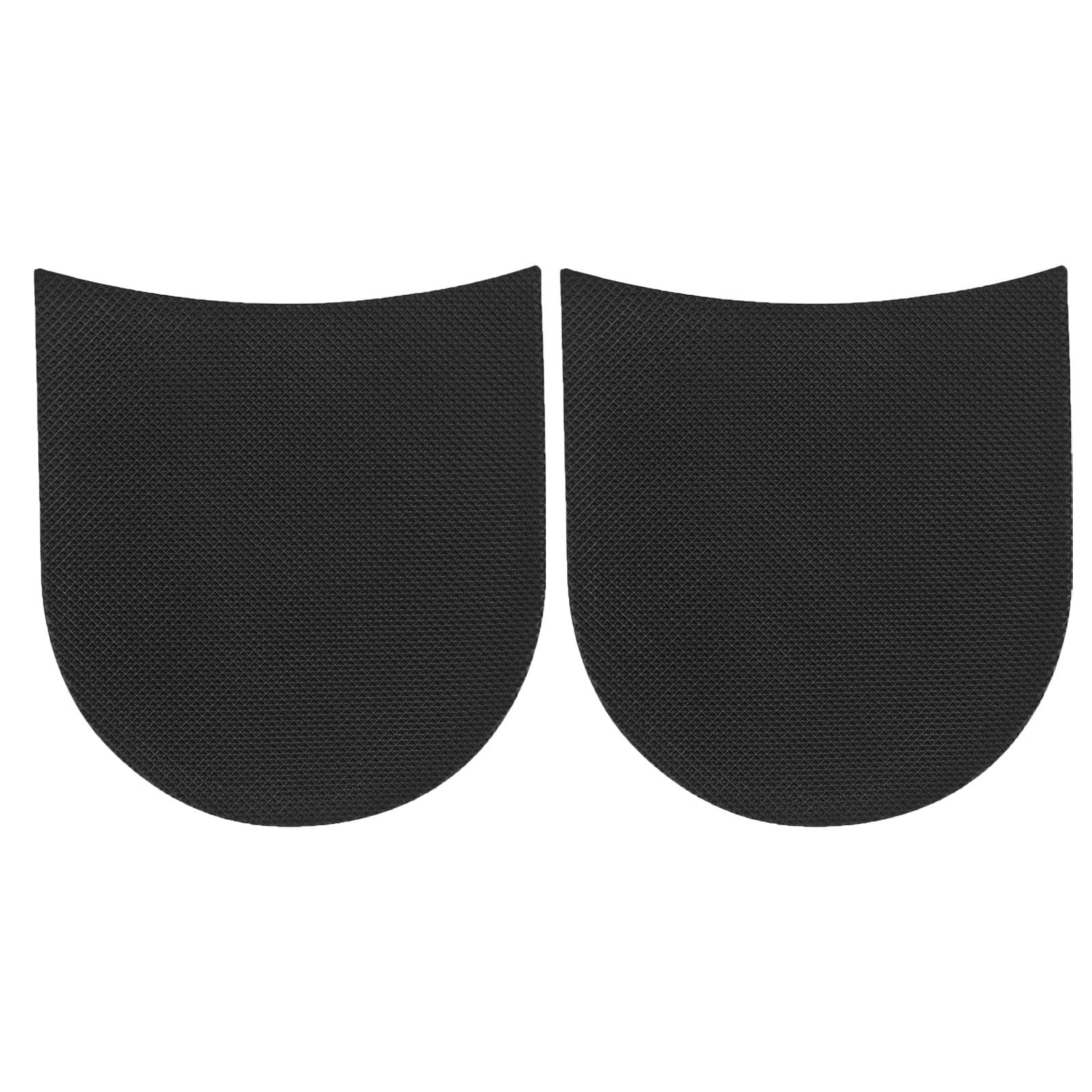 Shoe Heel Repair Rubber Pads, 6.5mm (1/4 Inch) Thick, Anti-Slip Large, Black