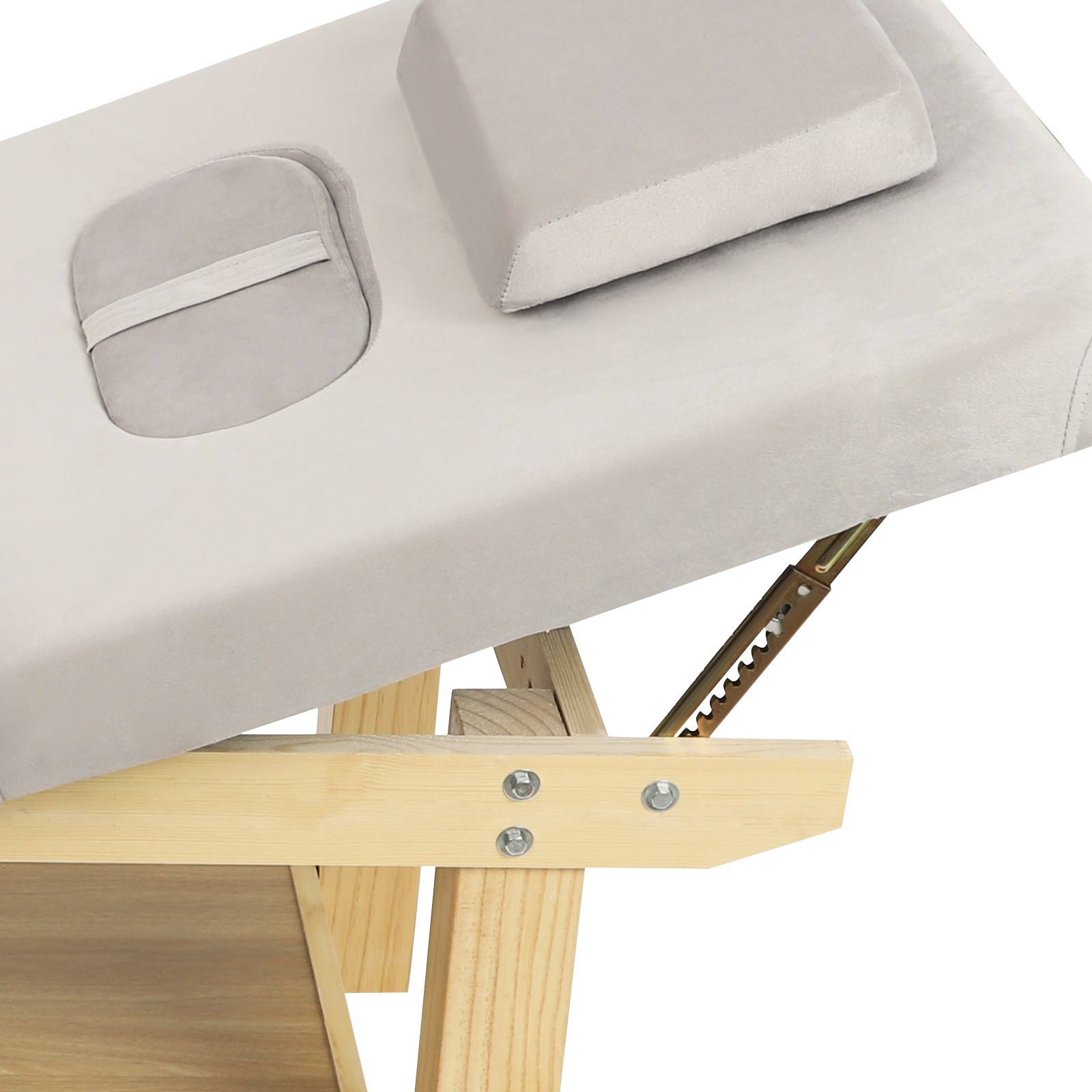 Massage Bed Physical Treatment Bed Rectangular Spa Facial Massage Table w/Pillow