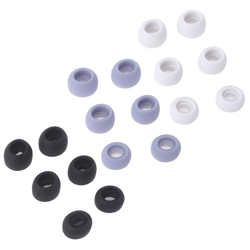 For Glaxy Buds Pro Eartips Anti-Slip Silicone Noise Reduce with Steel Mesh