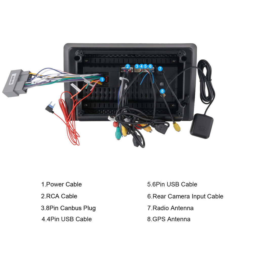 For 2006-2010 Ford Explorer Apple Carplay Car Stereo Radio GPS Android 15 2+64GB