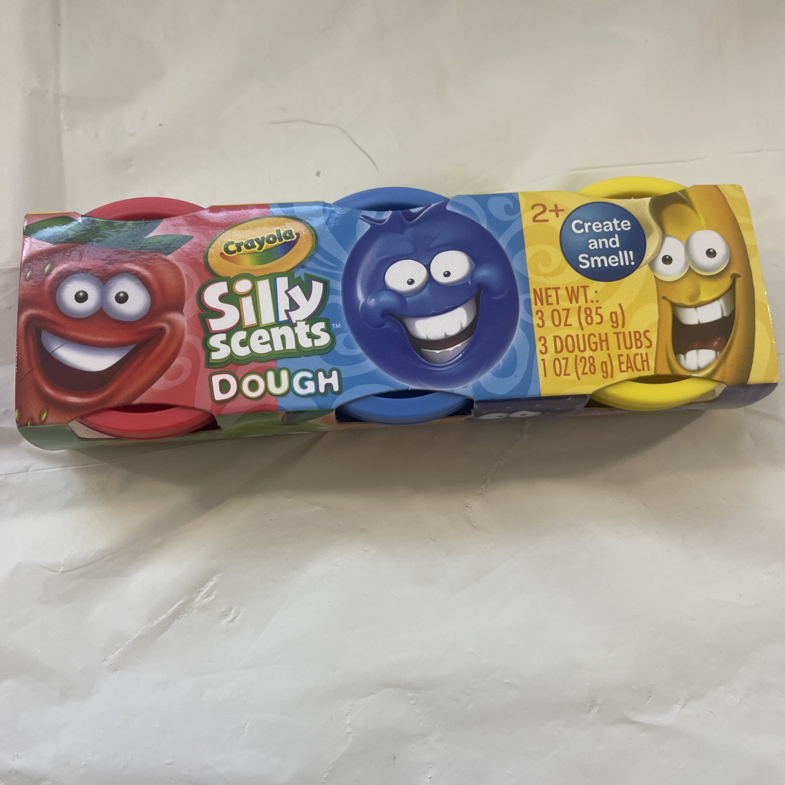 Crayola Silly Scents Dough Strawberry, Orange, Banana