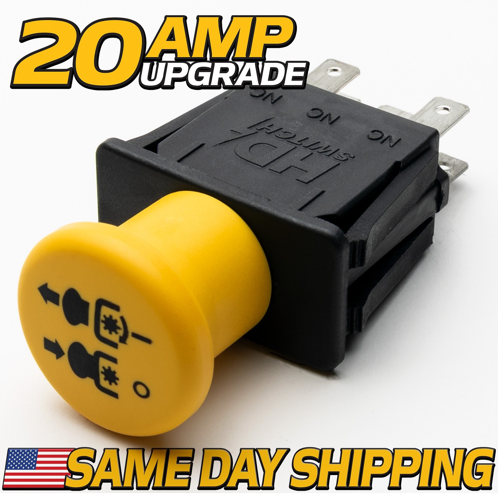 20 AMP Clutch PTO Switch for Cub Cadet MTD Troy-Bilt  925-3233A, 725-3233