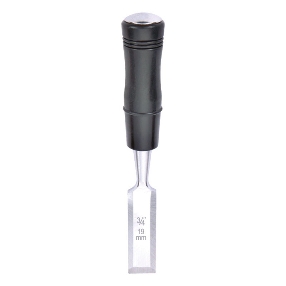 Steel Grip 2260537 Hardened Steel Black Beveled Tip Wood Chisel 4 L x 3/4 W in.