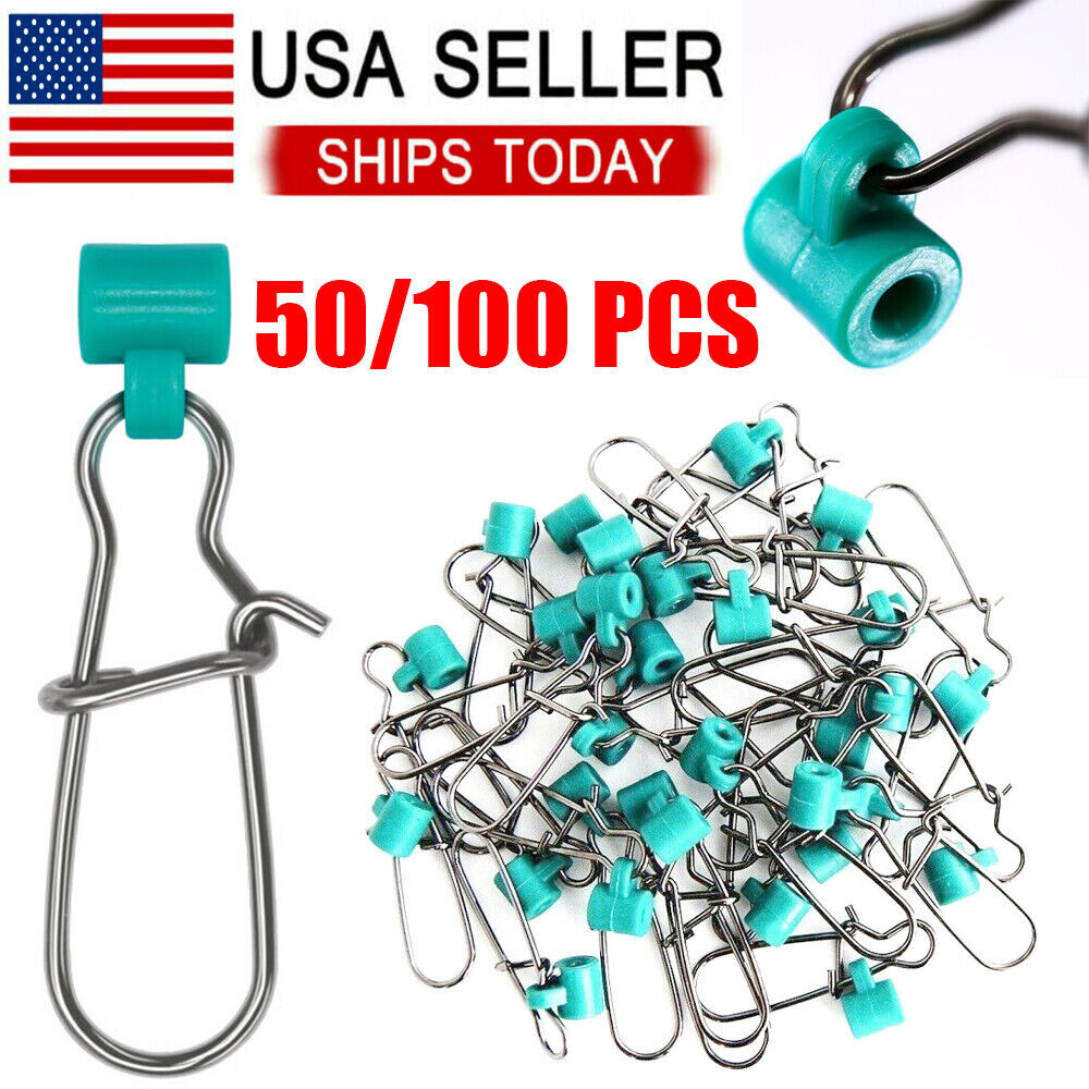 50/100 PCS Heavy Duty Fishing Sinker 8# Stainless Nickel Slider Fish Finder