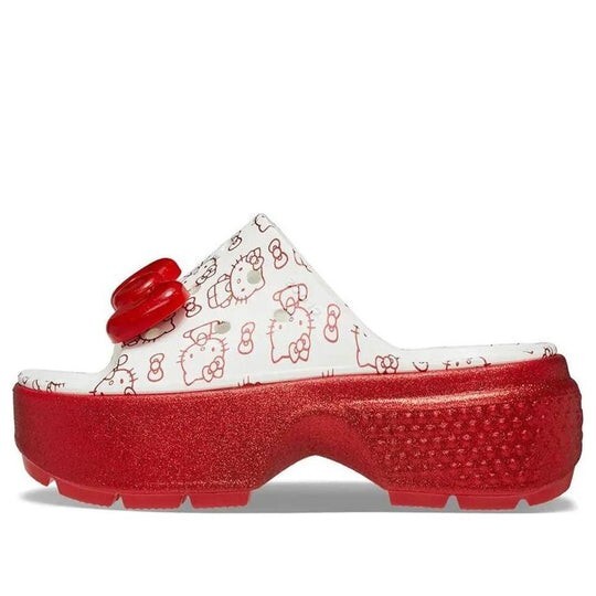 Crocs X Hello Kitty Stomp Slide Women Size 9 50th Ann. edition NWT 209815-100