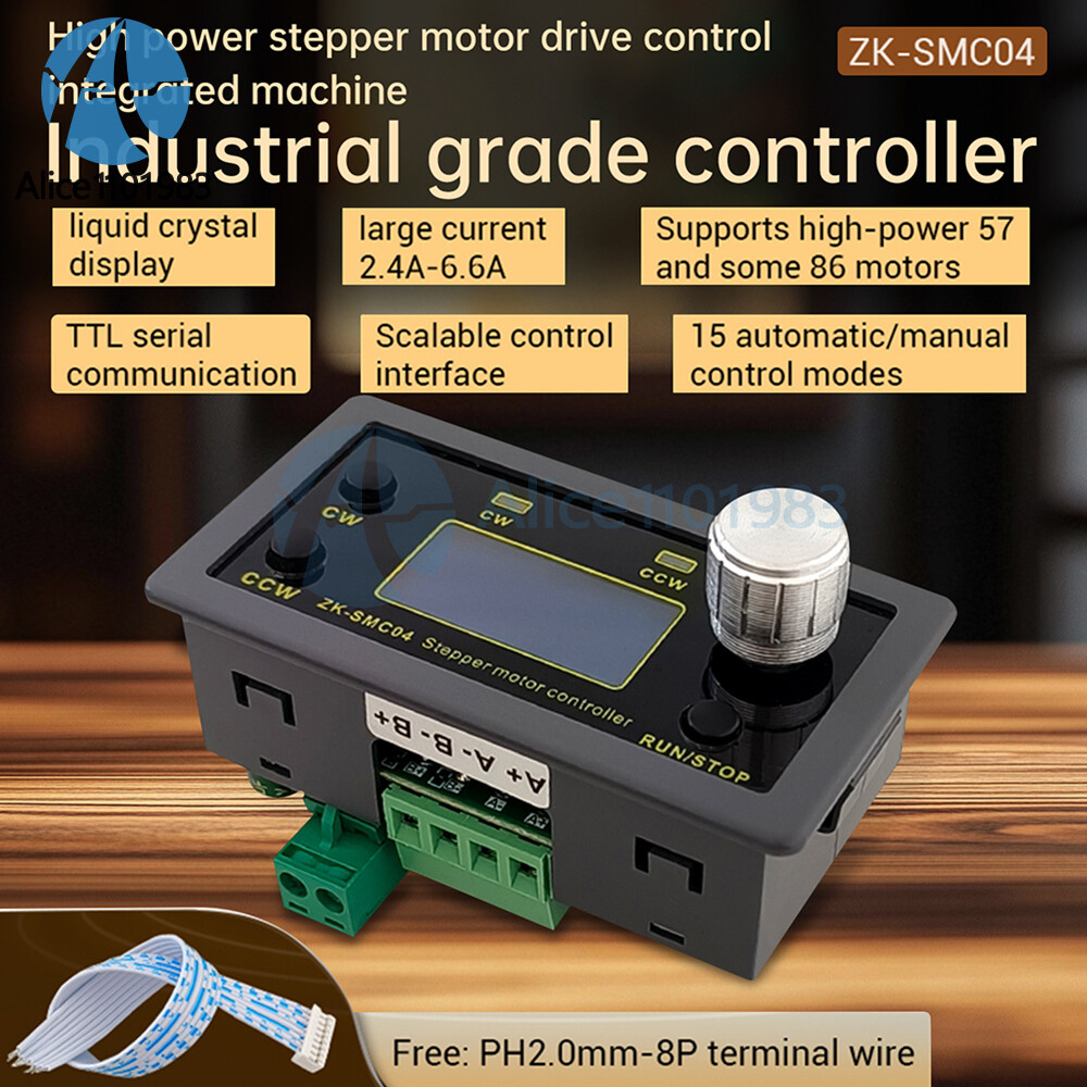 SMC04 High Power 42 57 Stepper Motor Speed Controllerr Driver Forward Reverse