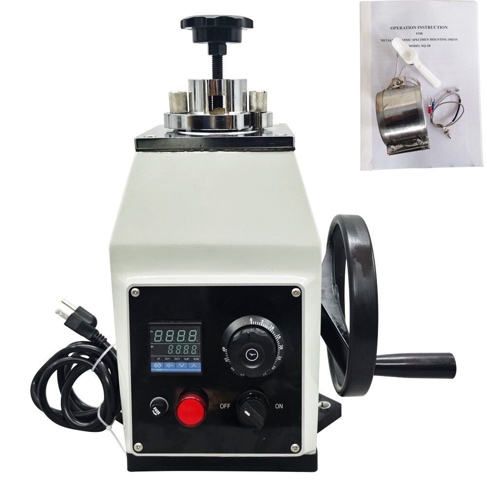110V Metallographic Specimen Mosaic Machine 45mm Diameter Mounting Press Machine
