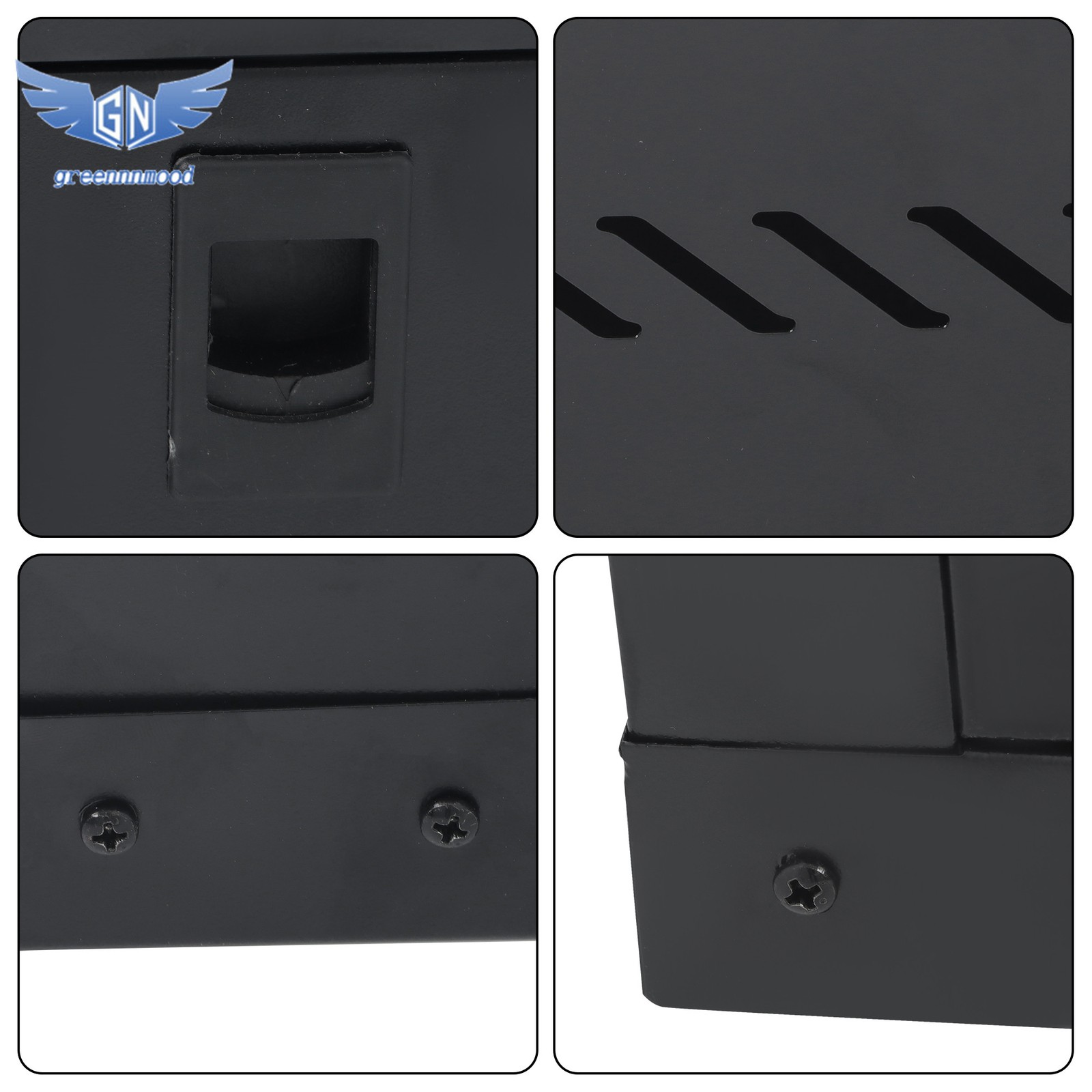 9U Wall Mount Network Server Rack Cabinet Enclosure 15.5'' Deep Door Lock Balck