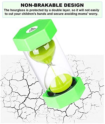 60 Minute Hourglass Sand Timer Sandglass Timer for Games Classroom