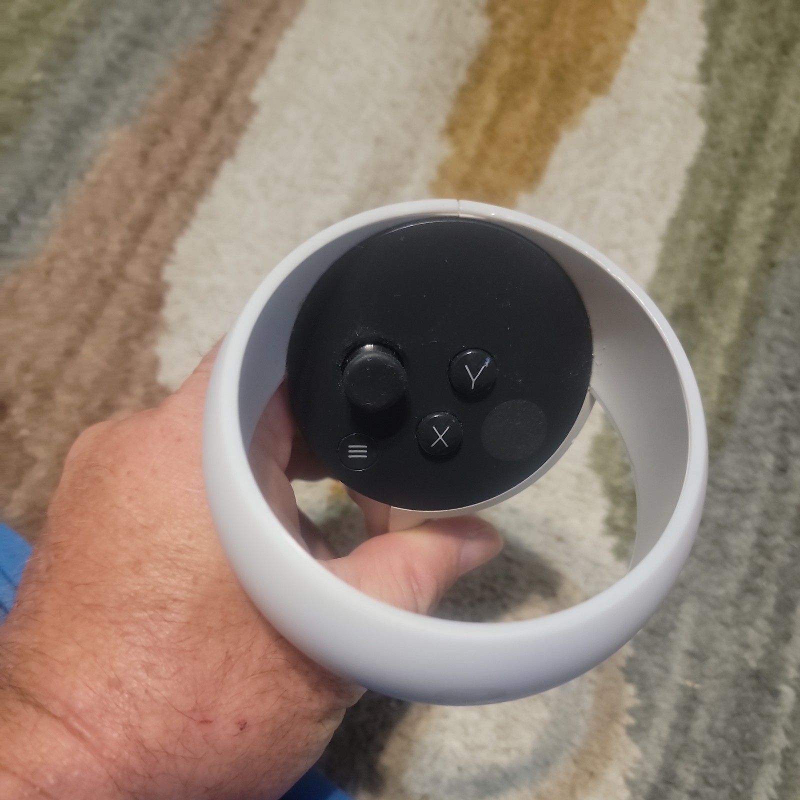 Meta Oculus Quest 2 VR LEFT Hand Controller Only FOR PARTS/REPAIR Stick Drift