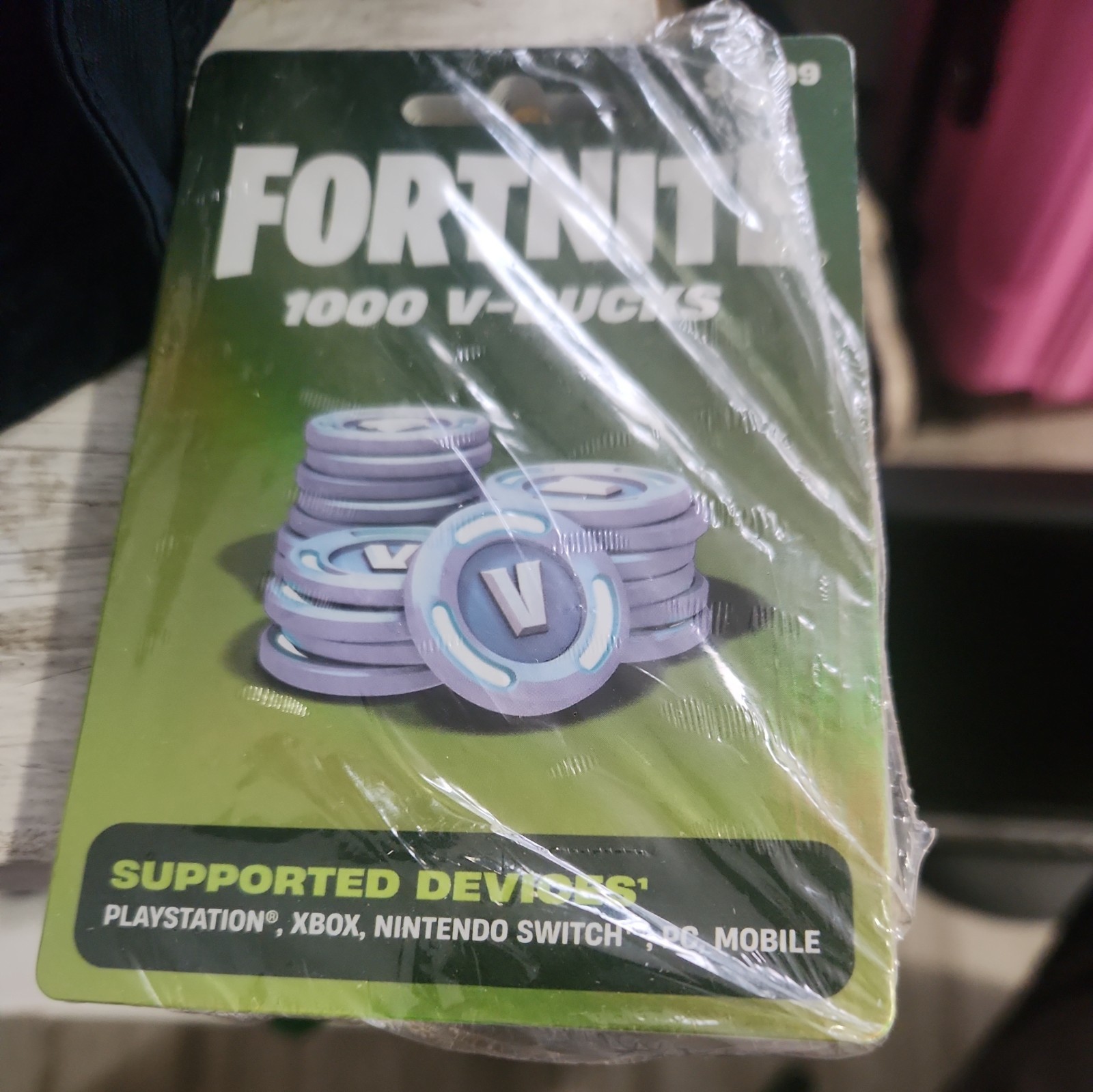 Unredeemed Fortnite 1000 V-bucks Digital Download Code