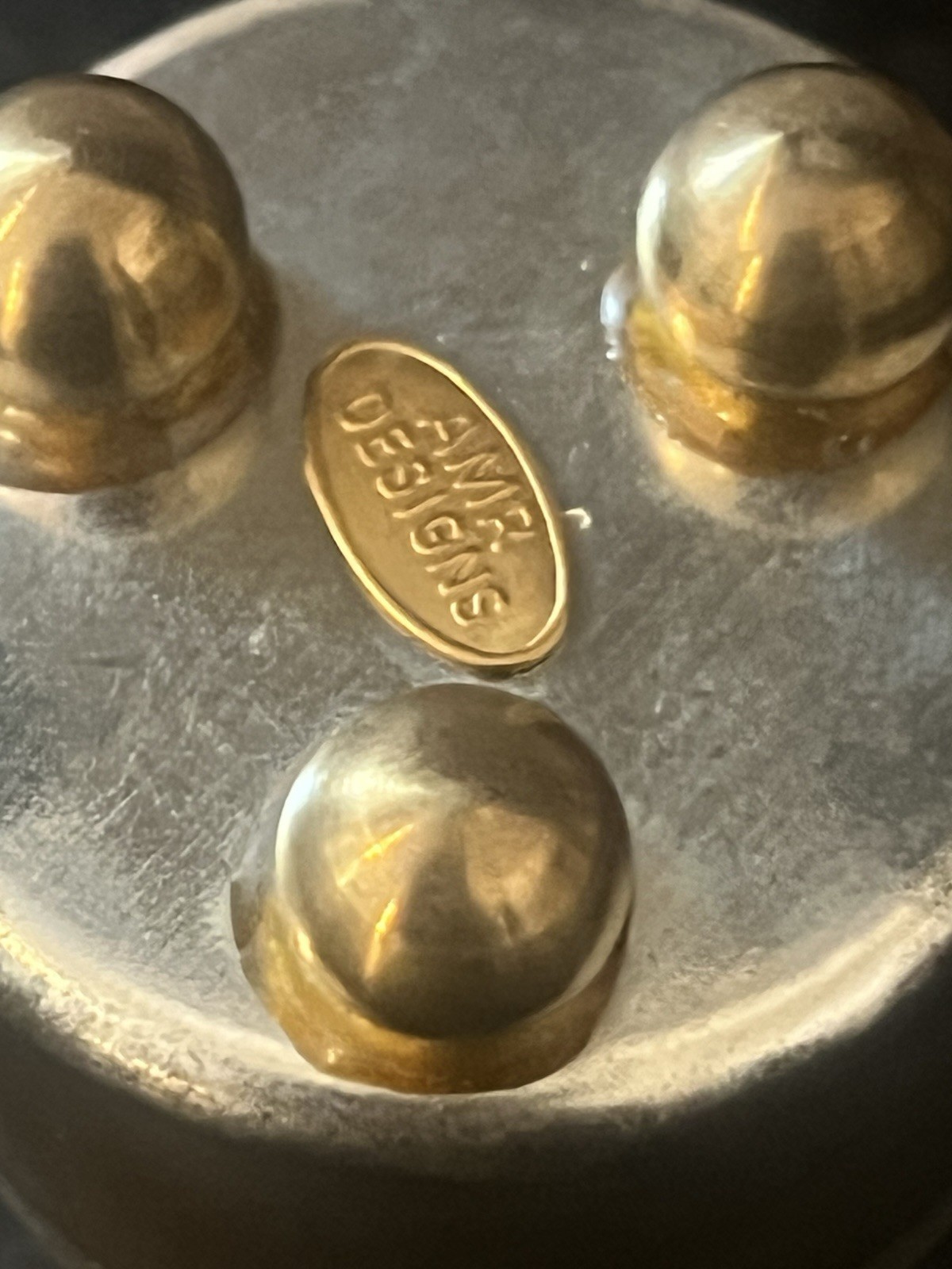 AMR Stone Stash Box Round Trinket Box