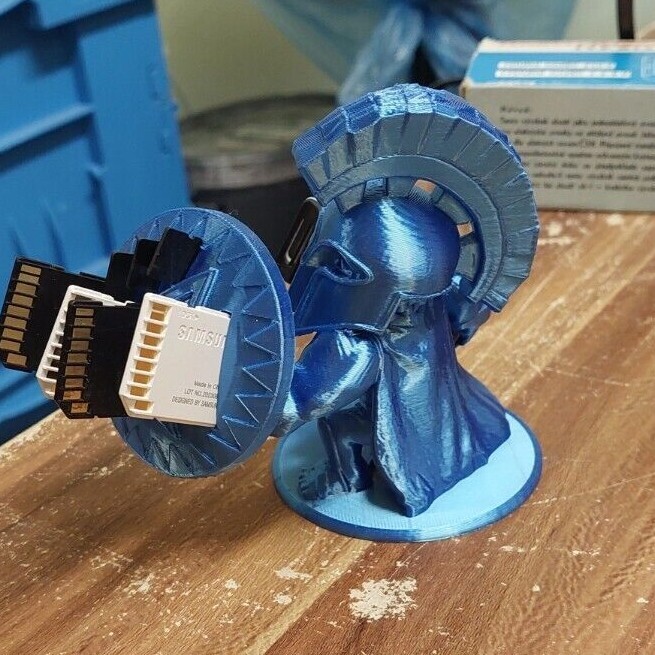 Spartan USB & SD Card Holder Flash Drive Holder