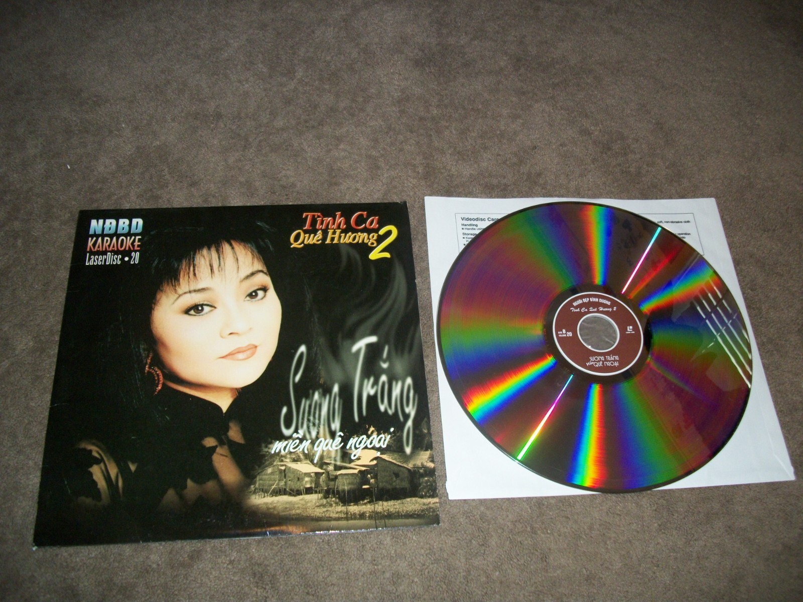 TINH CA QUE HUONG 2   NDBD KARAOKE LASERDISC 20 - VG+ CONDITION