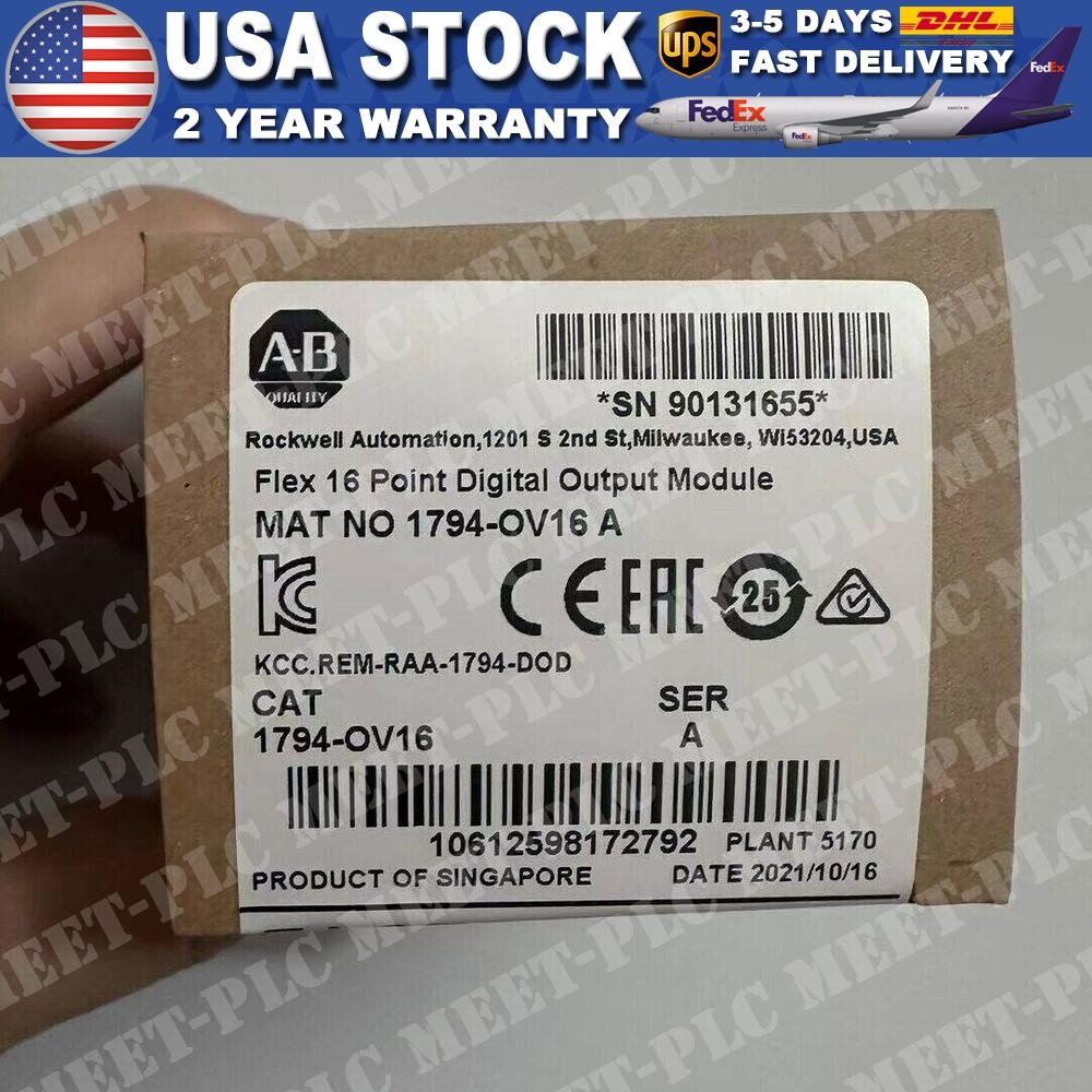New Sealed 1794-OV16  Flex 16 Point Digital Output Module 1794OV16 US Free Tax