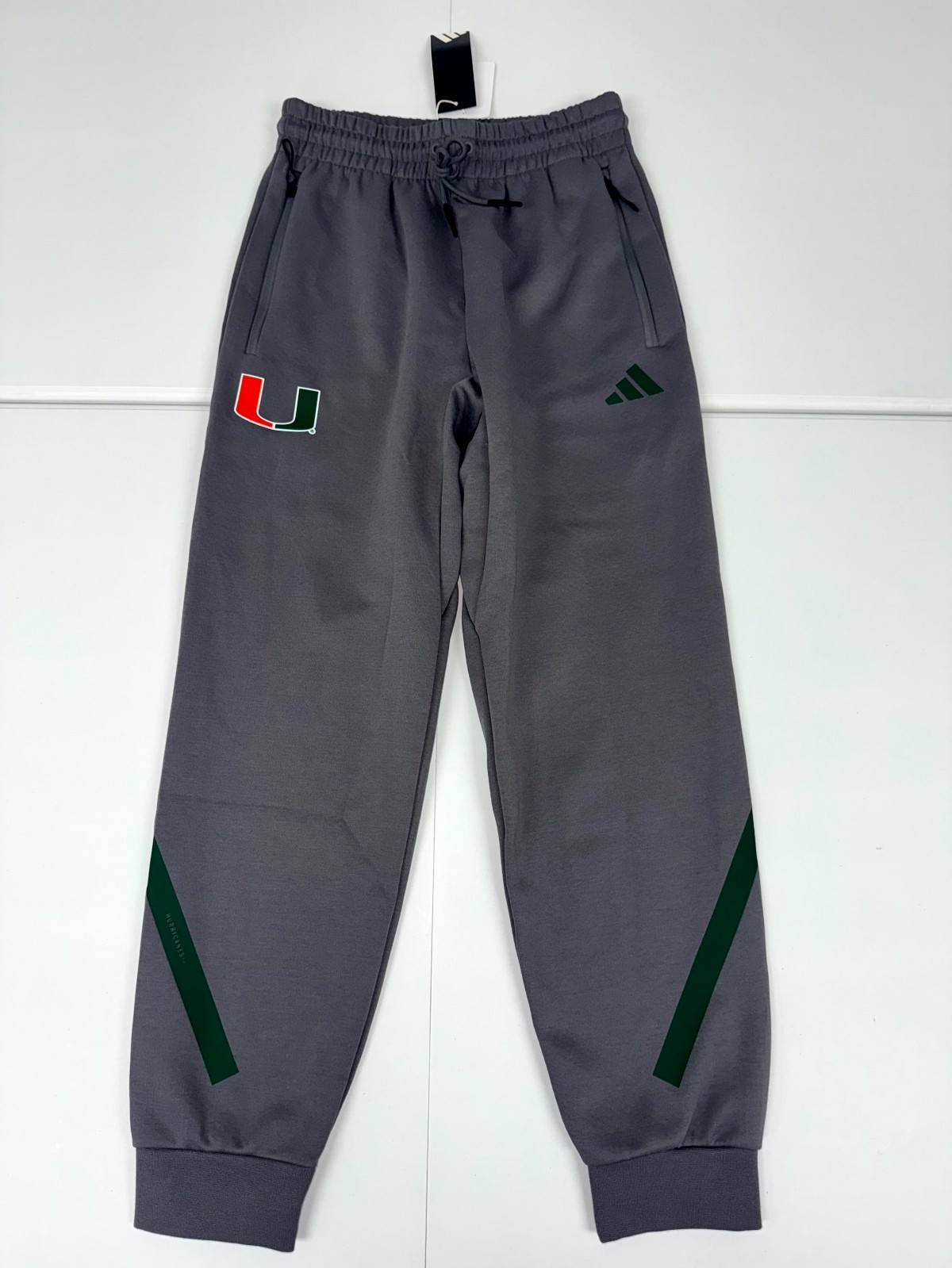Adidas Miami Hurricanes CFP Team Issued Pants Men Gray Football Texas A&M Game