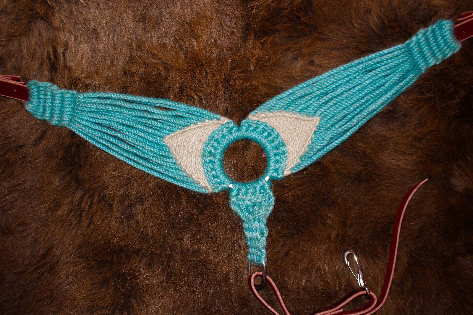 Breast Collar ~ Custom ~ Handmade ~ 100% Mohair