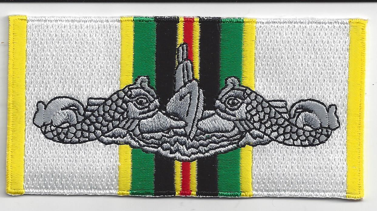 Cold War Ribbon w/ Submarine Dolphins BCP Cat No. c7269
