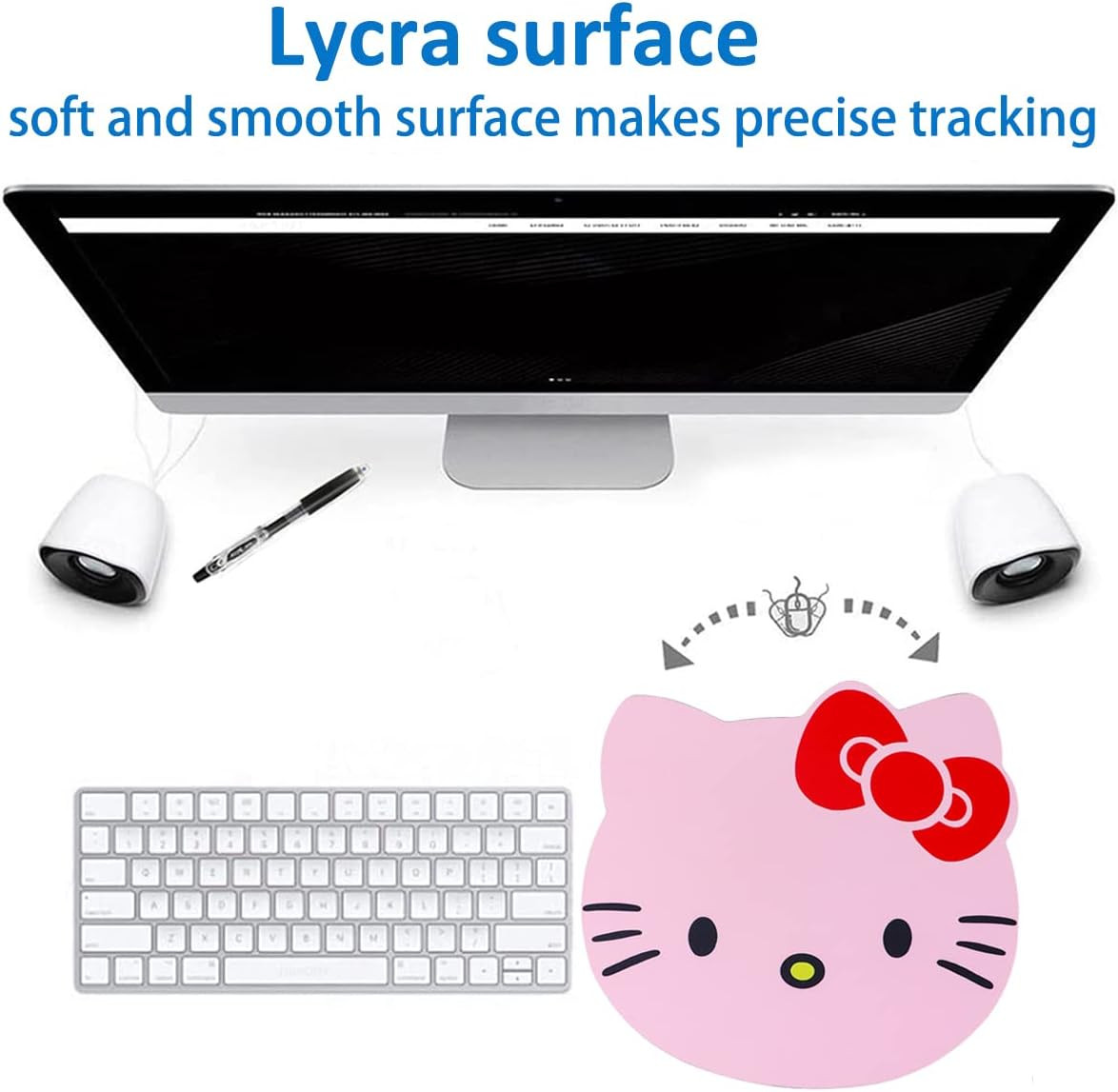 Hello Kitty Mouse Pad, Cute Mouse Pad for Computer Laptop - Hello Kitty Accessor