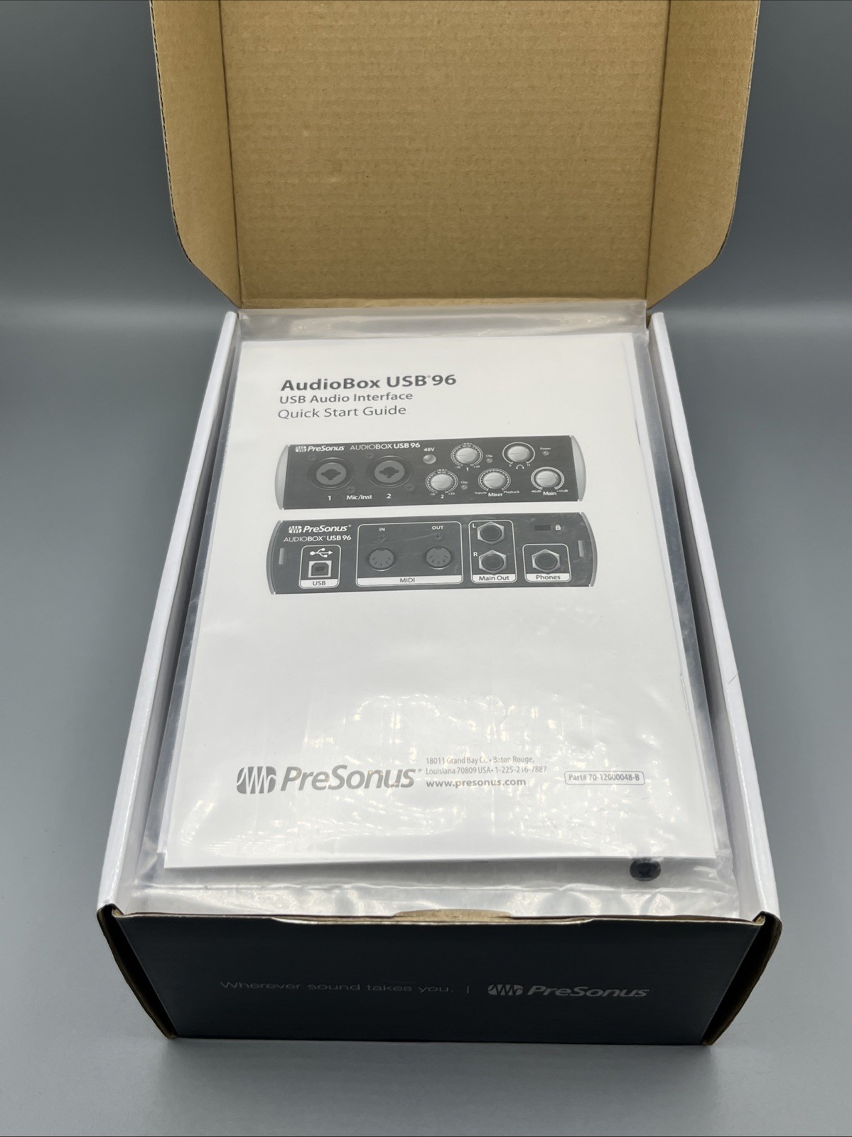 PreSonus AUDIOBOX USB96 USB 96 Audio Interface Studio One - Open Box