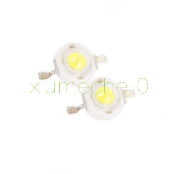 50PCS 1W Pure White SMD LED Beads NEW