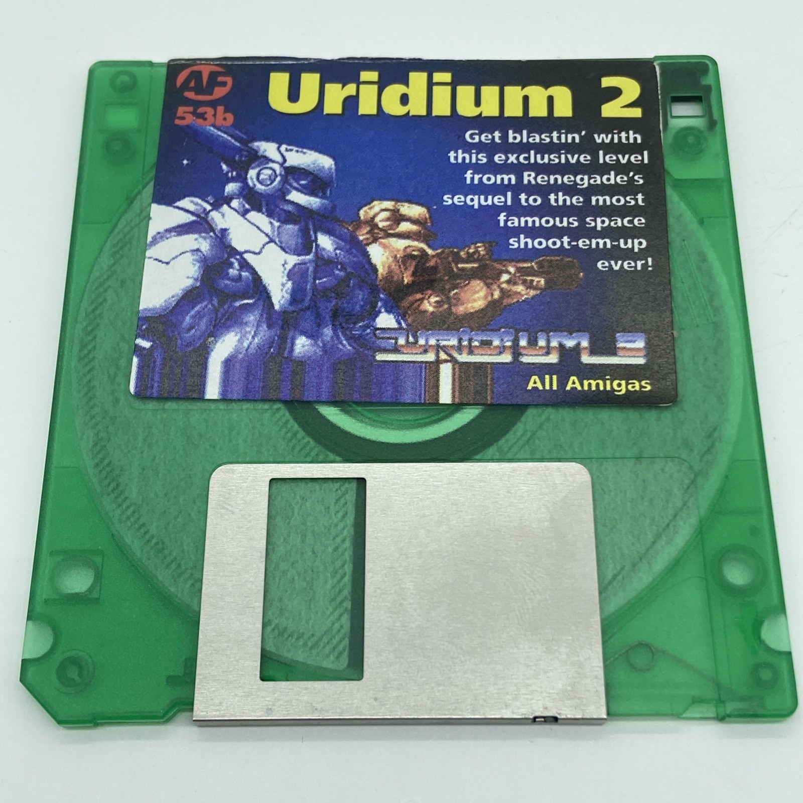 1992 Uridium 2 53b Exclusive Level Floppy Disk VTG PC Game untested