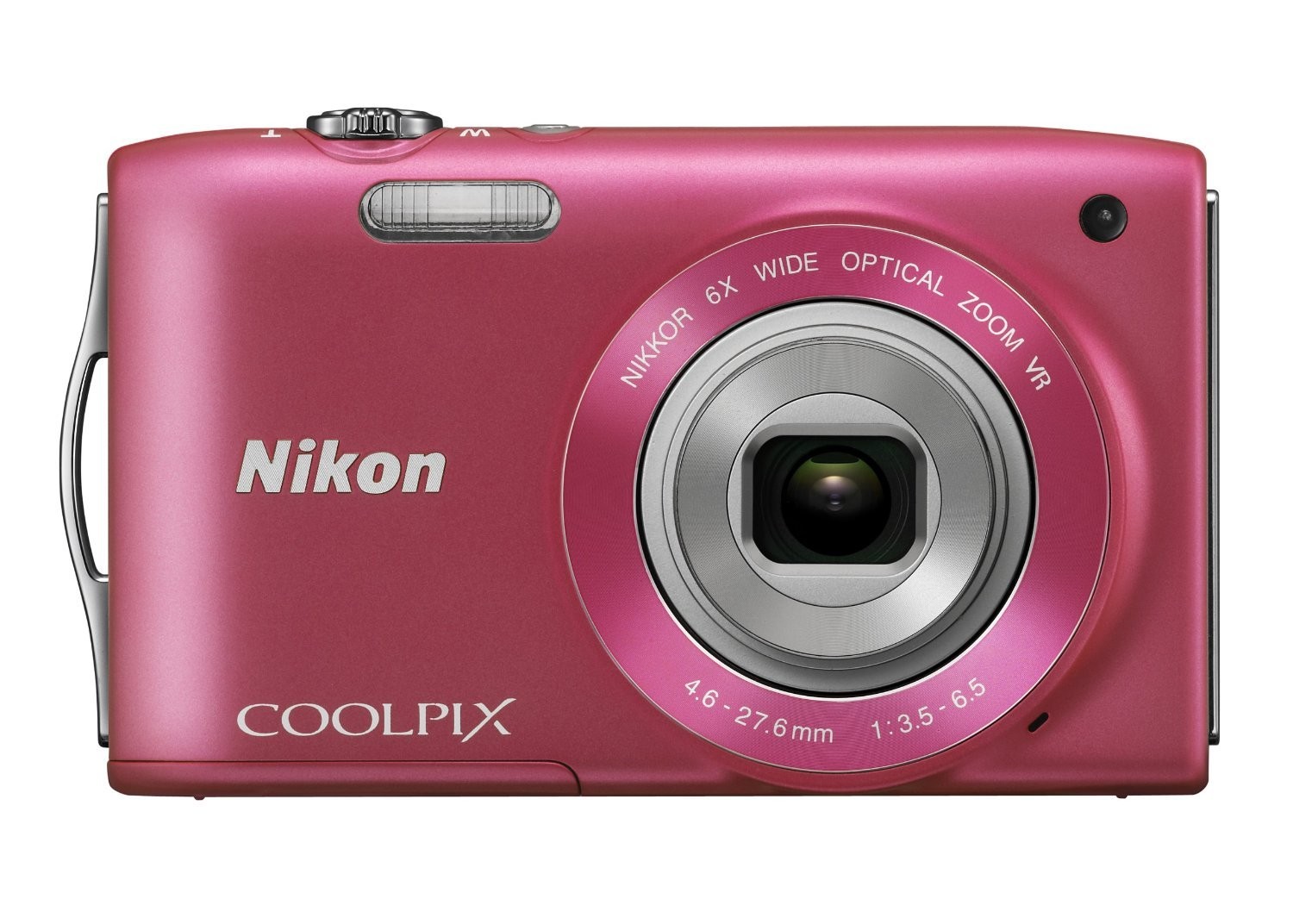 Nikon COOLPIX S3300 Strawberry Pink 6x Zoom 16.0MP Digital Camera NIKKOR Glass