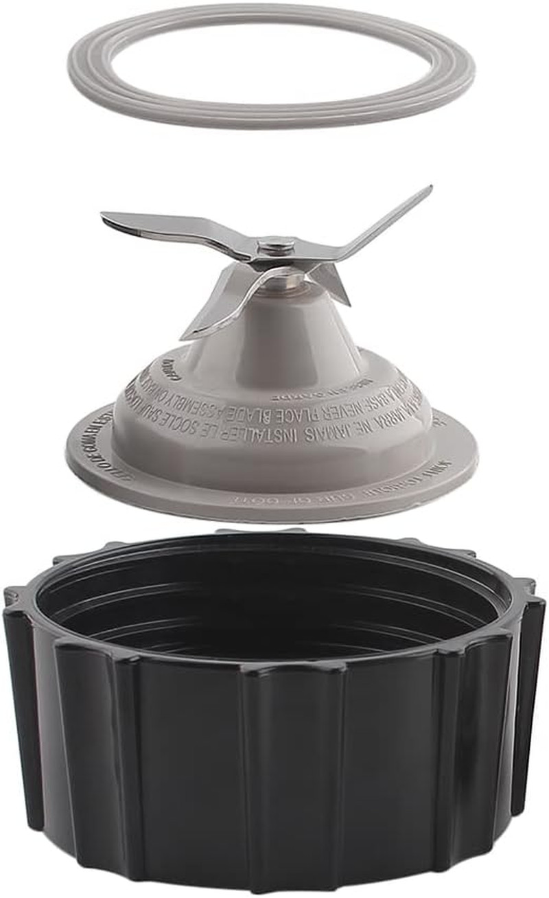 Replacement Parts Blade with Jar Base Collar Ring,Compatible with Black&Decker B
