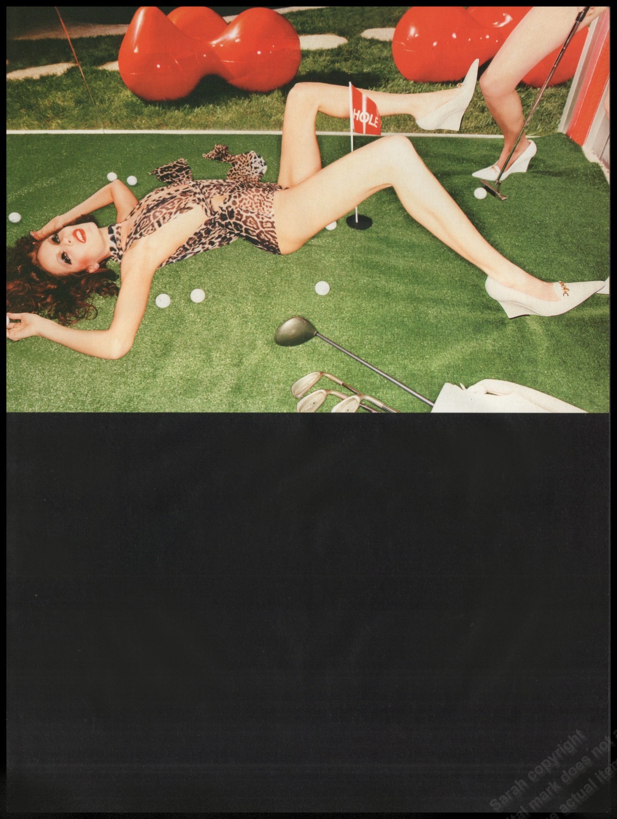 High Heels Magazine Print Ad Women Fashion Long Legs shoes 2002-AC