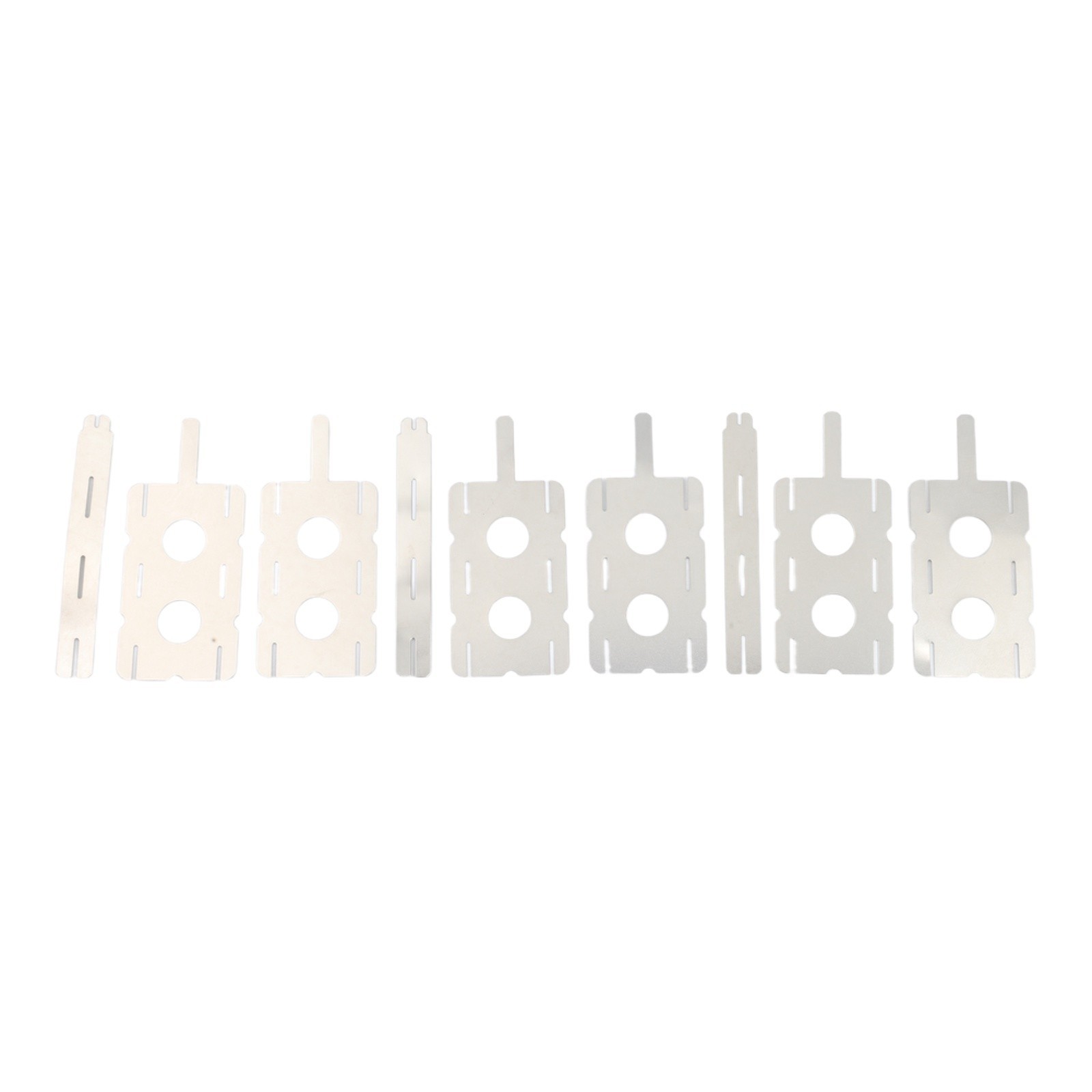 Nickel Sheets 30PCS Polygonal Battery Sheets for Spot Welding and DIY Projects