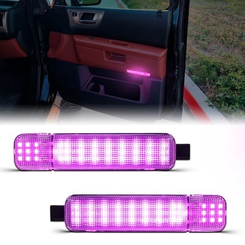 LED Interior Door Panel Light Compatible for 1997-2007 C-he-vy Pink Purple